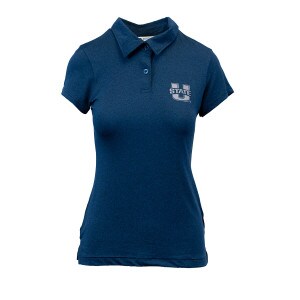women's u-state soft polo